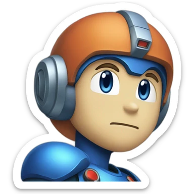 Mega-man sticker