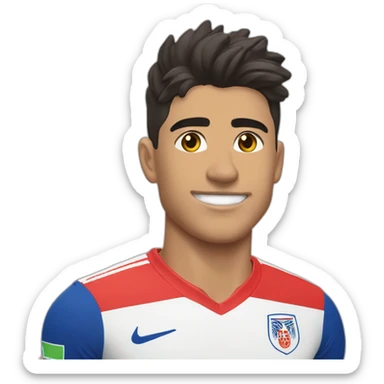Cristian Rojas con la camiseta de la seleccion chilena sticker