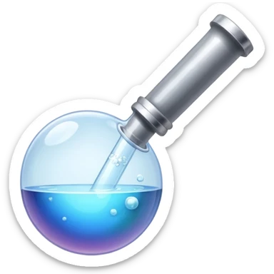 Bubble pipe made of quartz sticker