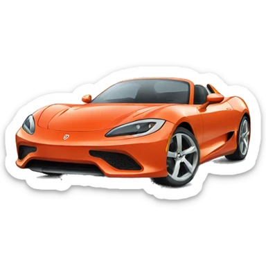 sports car sticker