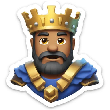 Clash royale king sticker