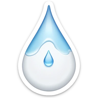 The drop is White  sticker