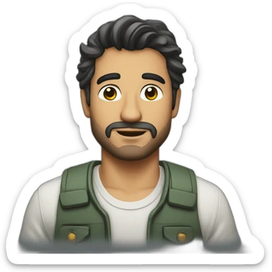 Leon bostezando sticker