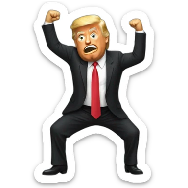 Trump qui twerk sticker