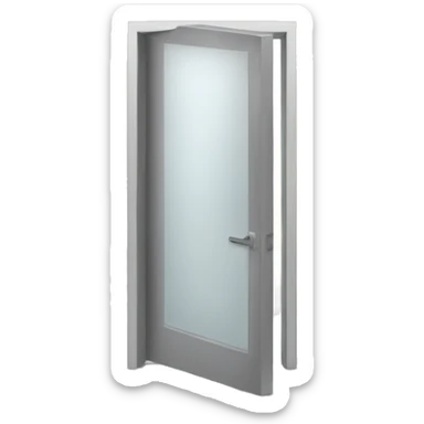 open the door sticker