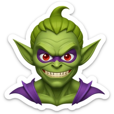 Green goblin sticker