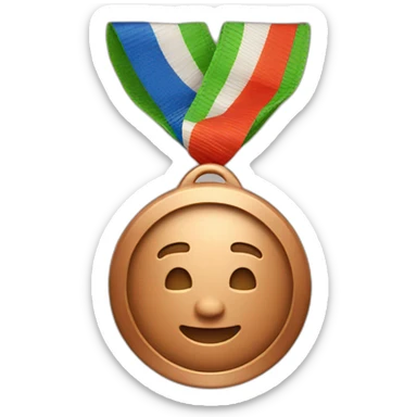 Third place bronze medal sticker