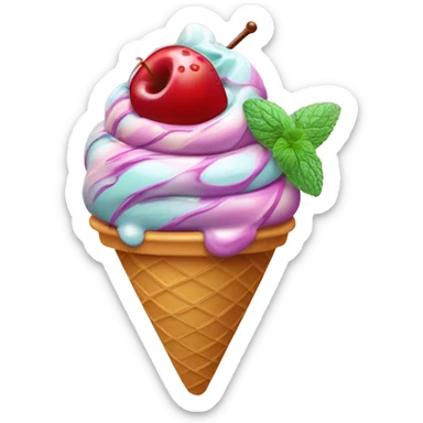 Ice cream  sticker