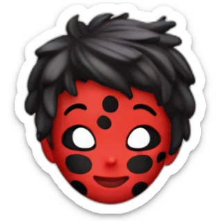 Miraculous Ladybug Coque Corage sticker