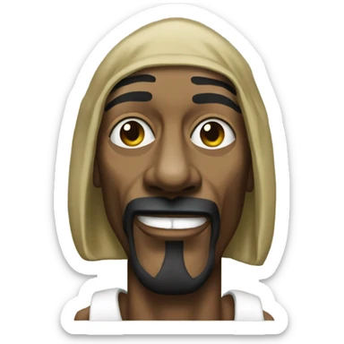 Snoop Dogg with a blunt sticker