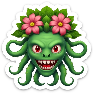 Stranger things demo gorgon sticker
