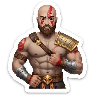 Kratos sticker