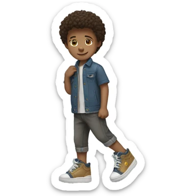 “Boy with nice shoes” sticker