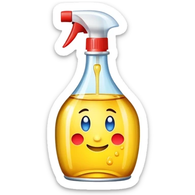 Cleaning oil for robots sticker