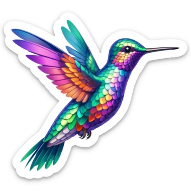 Hummingbird sticker