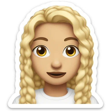 The word "Julia" in Charlie XCX style sticker