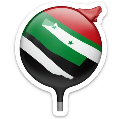 FSA Syria flag  sticker