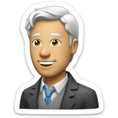 a man with lots of money sticker