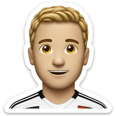 Person with „check 24“ Trikot for Soccer germany  sticker