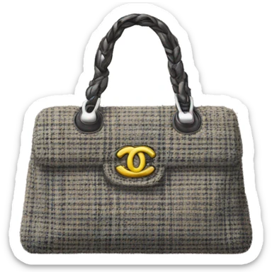 Tweed chanel bag sticker