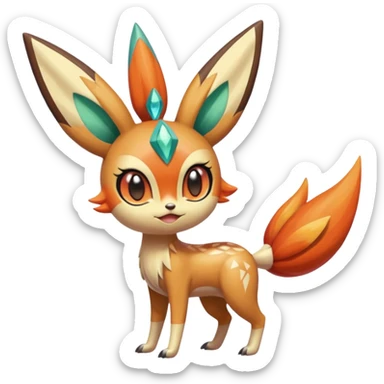 Meloetta-Victini-Pokémon-Fakémon-creature sticker