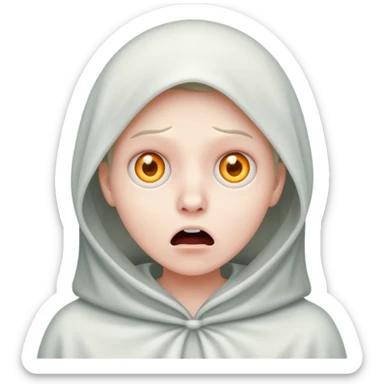 fear of ghosts sticker