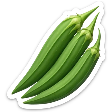 okra sticker