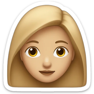 woman-white,-brown-long-hair,-brown-eyes,-with-a-book sticker