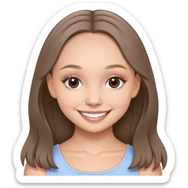  Make me an emoji of  Maddie Ziegler  sticker