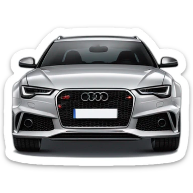 Audi rs6 C7 de côté sticker