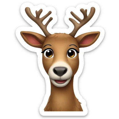 Christmas reindeer  sticker