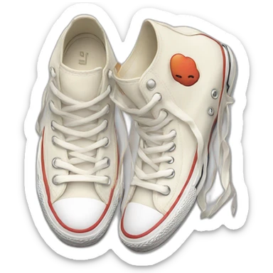 converse off white sticker