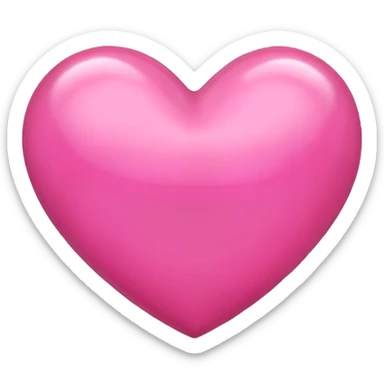 Corazón rosado  sticker