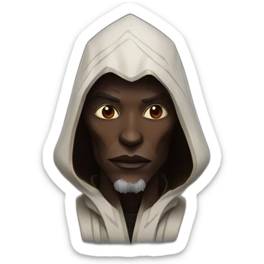 hyperrealist sith jedi in world of warcraft sticker