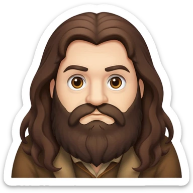 Hagrid from Harry Potter sticker