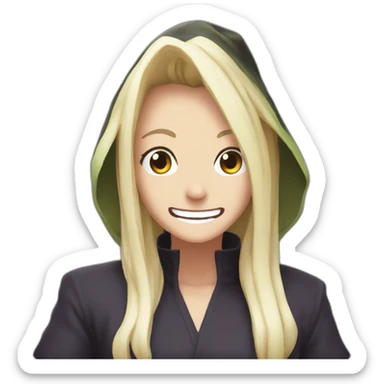 evil-witch-laugh-anime sticker