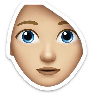 Mother worried blue-eyes middled-aged White techy sticker