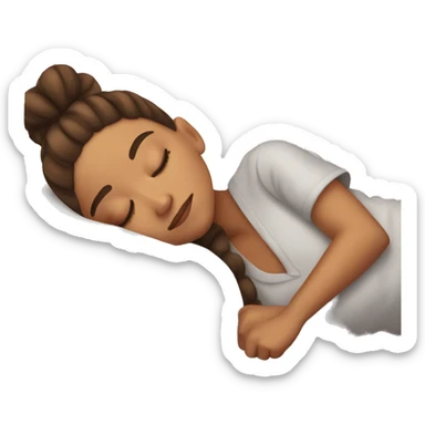 Ariana Grande sleeping sticker