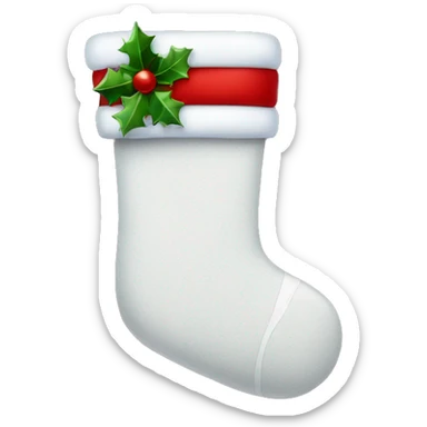 Christmas stocking sticker