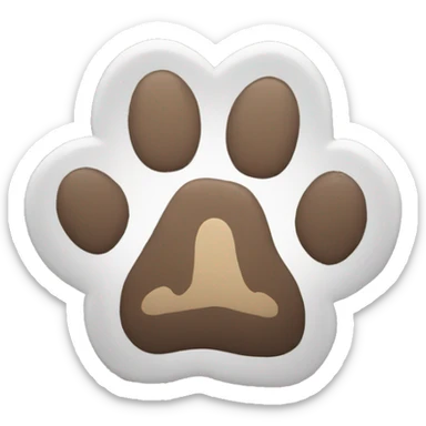 paw stop sticker