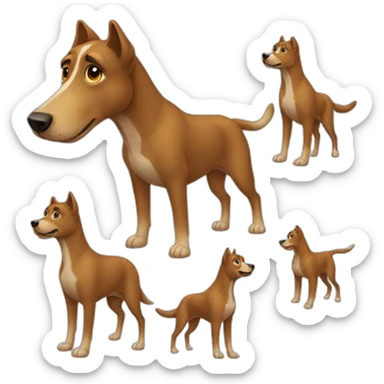 a dog how ride a horse sticker