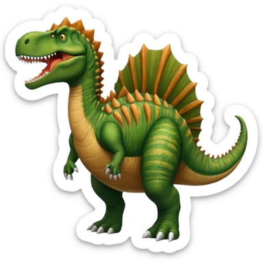A spinosaurus that actually looks like a freaking spinosaurus  sticker