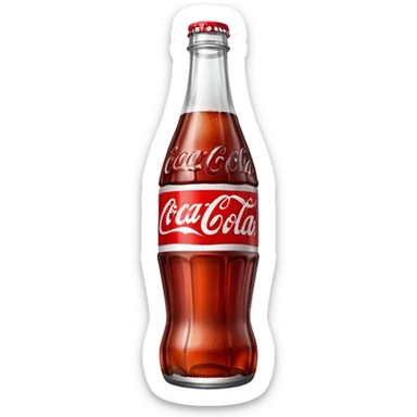Coca-cola bottle  sticker