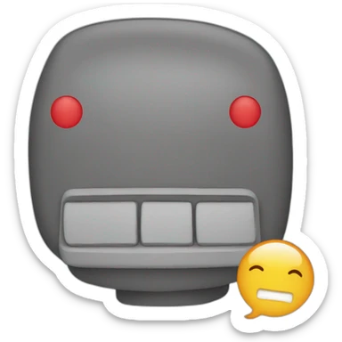 a moai with a comics bubble saying "Bestooo" sticker