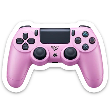 PlayStation 5 controller pink sticker