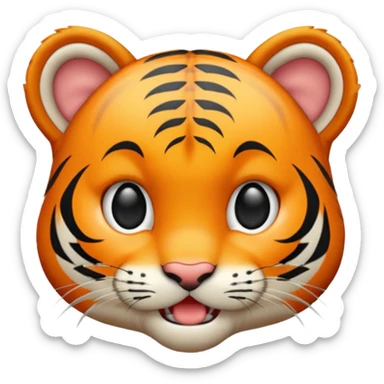 Tiger mewing sticker