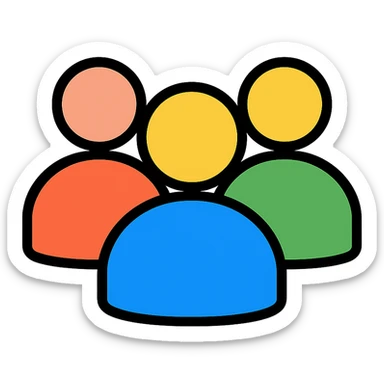 group of people sticker