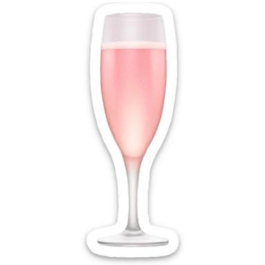 Pink champagne  sticker