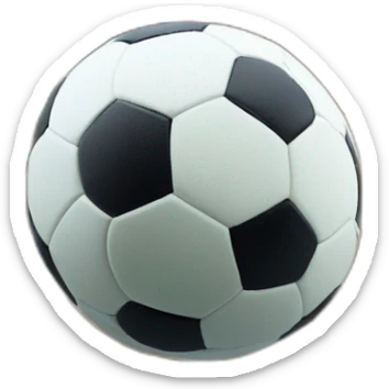 soccer ball flies past the goal sticker