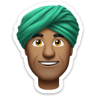Turban perry sticker